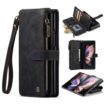 Husă Portofel Samsung Galaxy Z Fold4 - Caseme C30 Multifunctional - Negru