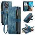 Husă Portofel iPhone 14 Pro Max - Caseme C30 Multifunctional - Albastru