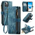 Husă Portofel iPhone 14 - Caseme C30 Multifunctional - Albastru