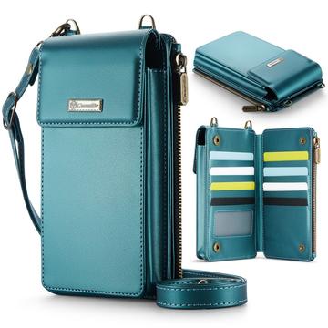 Caseme ME50 Universal Geantă Crossbody cu protecție RFID - 4"-7.3" - Albastru