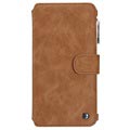 Husa portofel multifunctionala Caseme pentru iPhone 6/6S - Maro