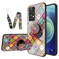 Husă Hibrid OnePlus Nord CE 2 Lite 5G - Checkered Pattern - Mandala Multicoloră