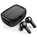 Căști TWS Choetech BH-T09 cu Panou Solar - Negru