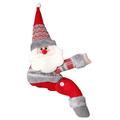 Clemă decorativă de Crăciun din pluș, cu personaje de desene animate, pentru prinderea perdelelor – Moș Crăciun
