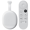 Google Chromecast TV (2020) - Telecomandă cu Control Vocal - Alb
