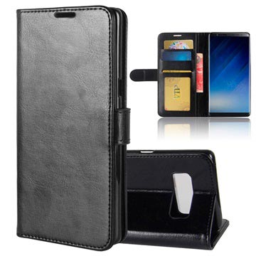 Husa portofel clasica pentru Samsung Galaxy Note8 - neagra