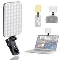 Clip-On LED Lumină pentru selfie-uri pentru mobil și laptop, de ex. iPhone, MacBook