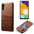 Husă din Plastic Acoperită cu pentru Samsung Galaxy A14/A14 5G cu Buzunare pentru Card