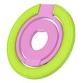 Suport magnetic pentru telefon cu blocuri de culoare - Compatibil cu MagSafe - Verde