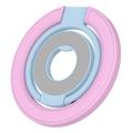 Suport magnetic pentru telefon cu blocuri de culoare - Compatibil cu MagSafe - Roz