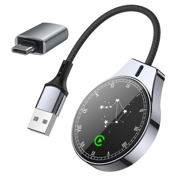 Adaptor 2 în 1 wireless CarPlay și Android Auto în stil Constellation