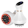 Aparat de masaj fără fir 4-în-1 Bio-Pulse cu terapie prin căldură și lumină - Alb