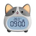 Ceas cu alarmă LED și lumină de veghe în formă de câine Corgi