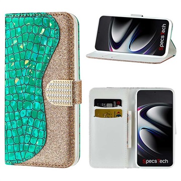 Husă Portofel Samsung Galaxy S21 Ultra 5G - Croco Bling