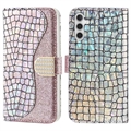 Husă Portofel Samsung Galaxy A34 5G - Croco Bling