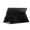 Husă iPad Air Folio - Crocodil - Neagră