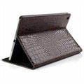 Husă iPad Air Folio - Crocodil - Maro