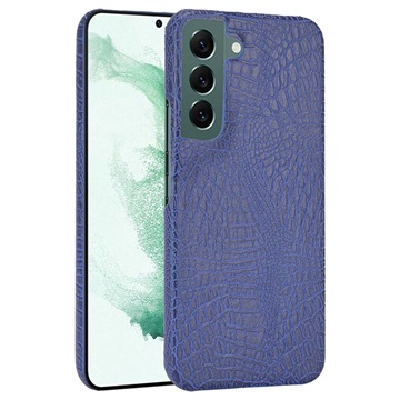 Capac Protecție Samsung Galaxy S22 5G - Crocodil - Albastru