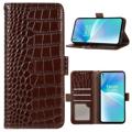 Husă Piele Portofel cu RFID OnePlus Nord 2T - Crocodile