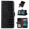 Husă Piele Portofel cu RFID Nokia G22 - Crocodile