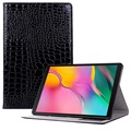 Husa Folio Samsung Galaxy Tab S5e - Crocodil - Neagra