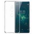 Husa Crystal Anti-Alunecare Sony Xperia XZ2 TPU - Transparenta