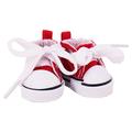 Mini adidași drăguți cu dantelă pentru Labubu 17cm - Roșu