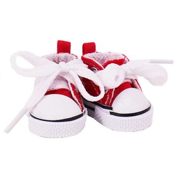 Mini adidași drăguți cu dantelă pentru Labubu 17cm - Roșu