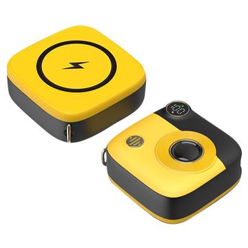 Cute Mini PD 10000mAh Wireless Power Bank E49 - 20W - Galben
