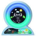 Ceas Deșteptător pentru Copii cu Lumină de Noapte - Bufniță Drăguță - Albastru