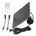 Panou solar D-306 de 3W pentru cameră de supraveghere - 6000mAh