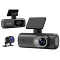 D19 MAX 4K - Cameră duală pentru bord cu cameră spate - GPS/WiFi - Negru
