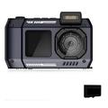 Cameră video impermeabilă D50 cu card TF de 32GB - Negru