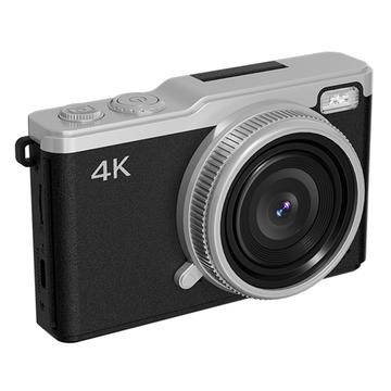 D72 Cameră digitală portabilă 4K cu zoom 16X, card de memorie de 32GB - Negru