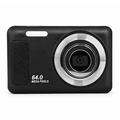 Aparat foto digital DC02 de 64MP, 4K, cu zoom digital 16X și 9 moduri de fotografiere - negru