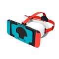 Cască DEVASO VR pentru consola de jocuri Nintendo Switch Disiparea căldurii de disipare a căldurii Ochelari VR cu bandă de plastic - alb / albastru
