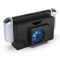 DOBE TNS-1136 Baza de răcire a consolei cu ventilator cu lumină albastră pentru Nintendo Switch OLED - negru