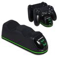 DOBE TP4-889 Charging Dock Dual Stand Charger Base pentru PS4 / PS4 Slim / PS4 Pro Dualshock Controller