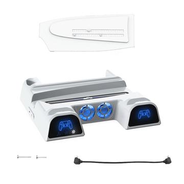 DOBE TP5-3532D Suport de răcire și stație de încărcare pentru controler dublu pentru Sony PlayStation 5 Slim/5 Pro