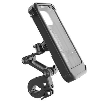 Suport smartphone impermeabil DS-MT3 pentru bicicletă / motocicletă - negru