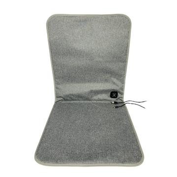 DT-90x43-2S USB încălzit spătar pernă de scaun cu 3 niveluri de temperatură - gri