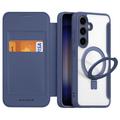 Husa pentru Suport Inel cu RFID Samsung Galaxy S24 Dux Ducis Skin X Pro - compatibil cu MagSafe - Albastru