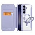 Husa pentru Suport Inel cu RFID Samsung Galaxy S24 Dux Ducis Skin X Pro - compatibil cu MagSafe - Violet
