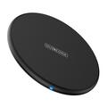 DUZZONA W11 15W Round Wireless Charger Placă de încărcare ultra-subțire cu cablu de 1m (CE / FCC / UKCA / ROHS)