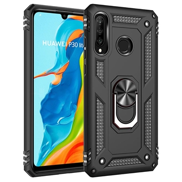 Husă Hibrid Defender Series pentru Huawei P30 Lite - Negru