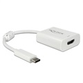 Cablu Adaptor USB-C / HDMI Delock - Alb