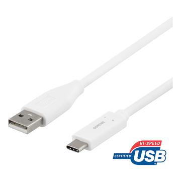 Deltaco Cablu USB 2.0 la USB-C - 1m/3A