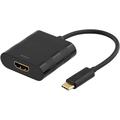 Deltaco Adaptor USB-C la HDMI - 4K/60Hz - Negru