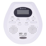 Denver DMP-395W Player CD/MP3 portabil - alb