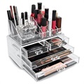 Cutie Depozitare Machiaj Cosmetice de Birou - Transparent